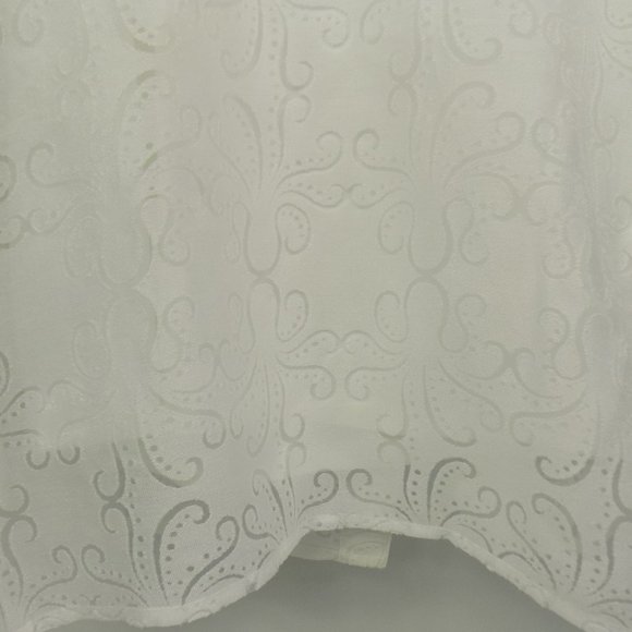 Alfred Dunner Button Front Sheer Top Built-In Tank Top Size 16 NWT - Picture 7 of 9